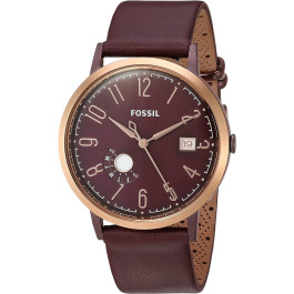 Uhrenarmband Fossil ES4108 Leder Rot 20mm